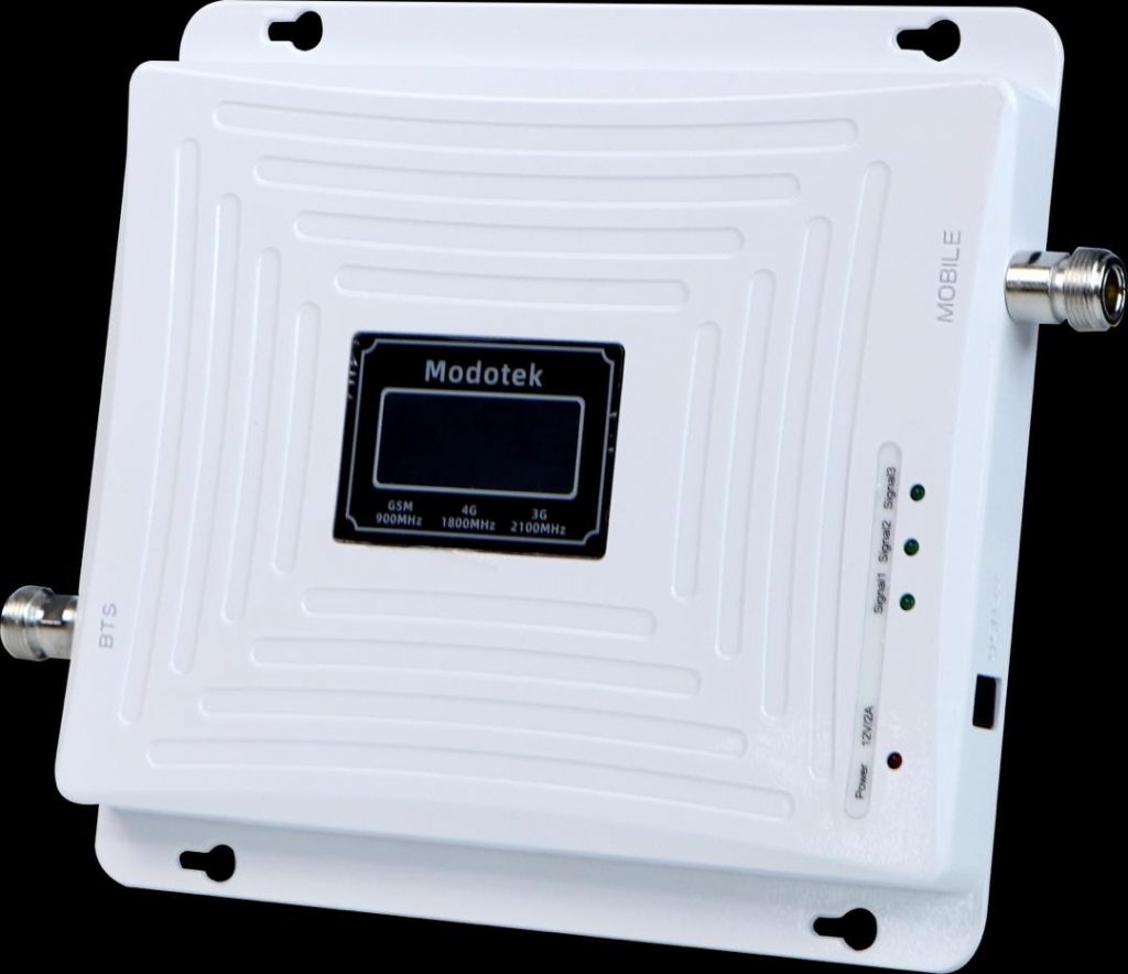 Modotek Tri-Band Smart Signal Amplifier Repeater with LCD Display