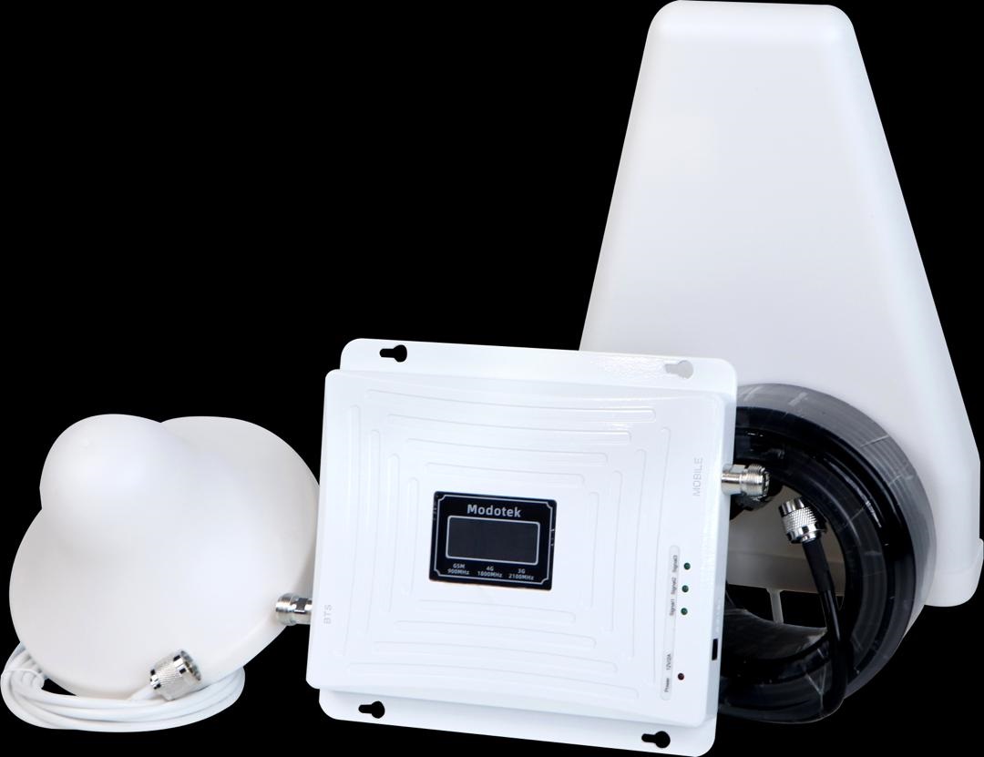 Modotek Tri-Band Mobile Signal Booster Complete Kit Unboxed in Nigeria